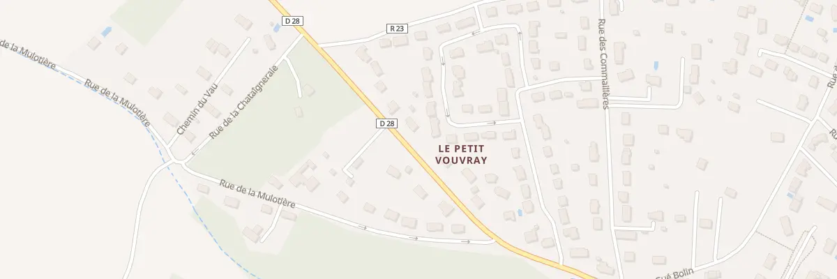 Plan du 17 Rue du Coq Hardi à Cerelles