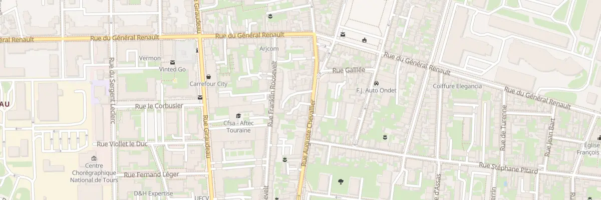 Plan du 3 Imp Rose Scott à Tours