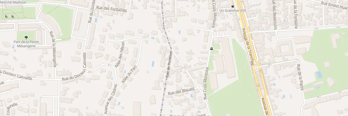 Plan du 12 Rue du bois fleuri à Tours