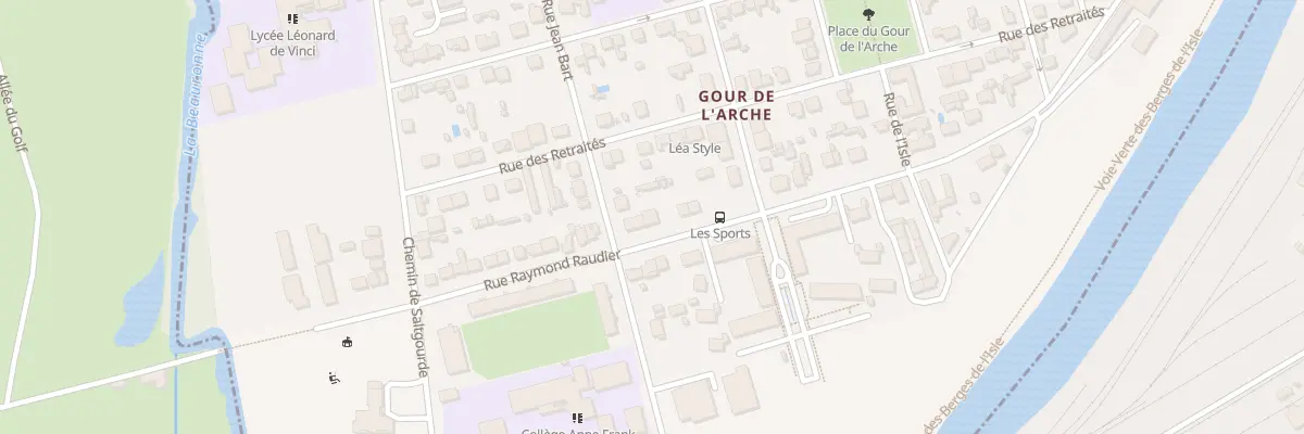 Plan du 50 Rue Raymond Raudier à Périgueux