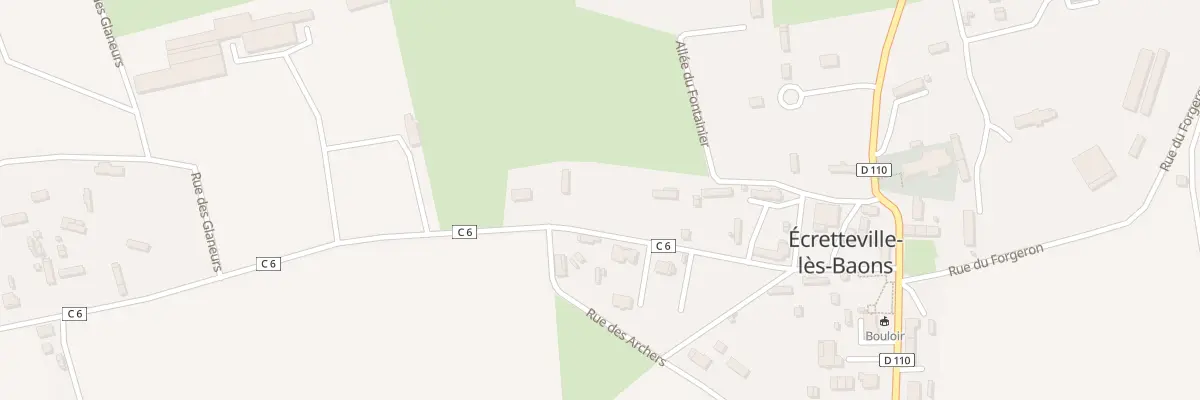 Plan du 250 Rue des Troubadours à Écretteville-lès-Baons