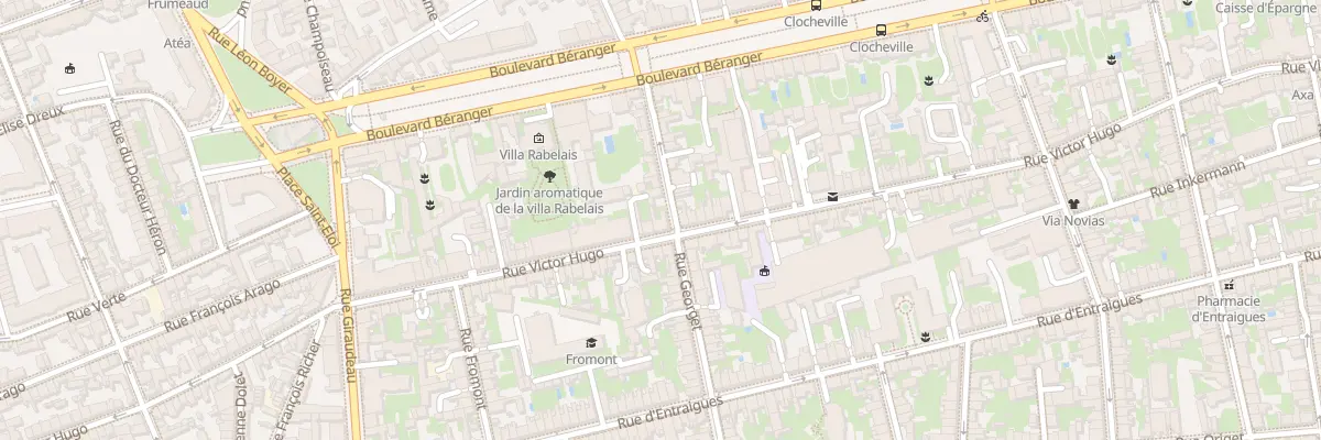 Plan du 15 Rue Georget à Tours