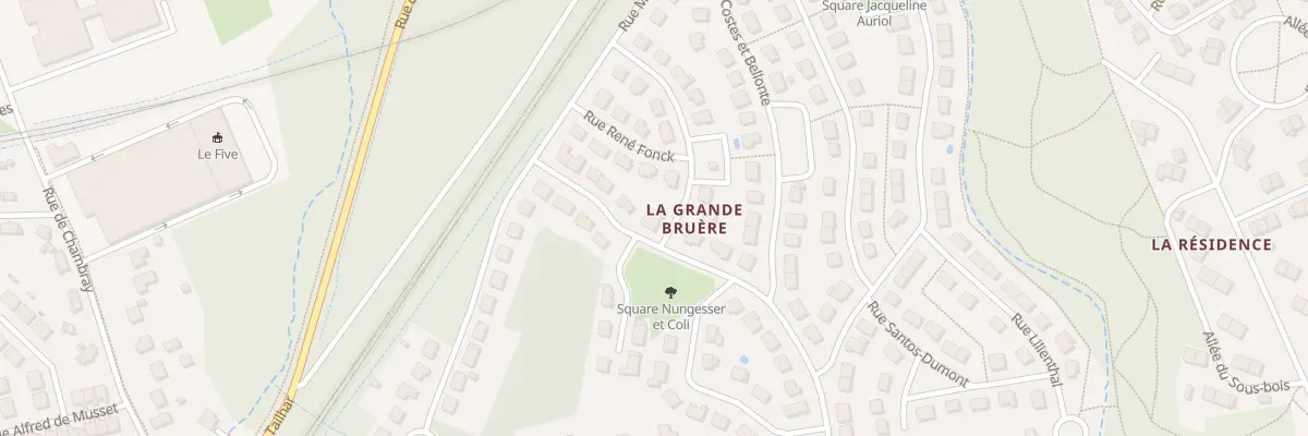 Plan du 2 Rue Didier Daurat à Joué-lès-Tours