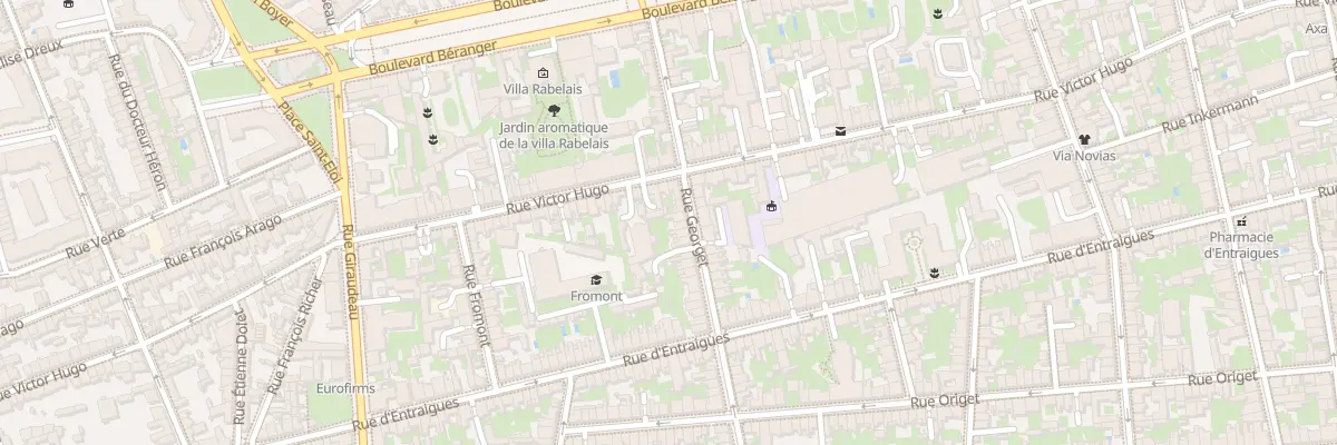 Plan du 19B Rue Georget à Tours