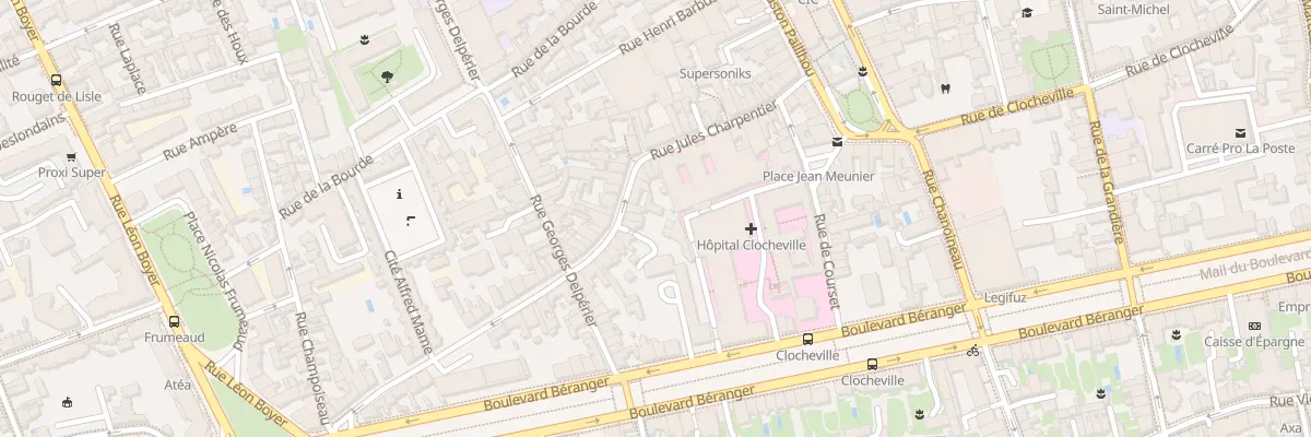 Plan du 42 Rue Jules Charpentier à Tours