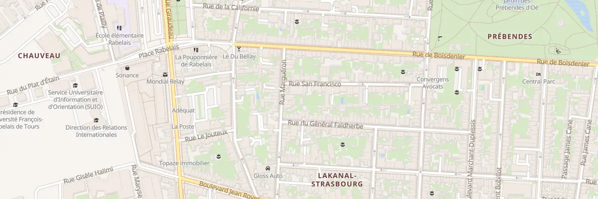 Plan du 14B Rue Margueron à Tours