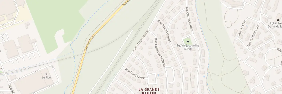 Plan du 41 Rue Maryse Bastié à Joué-lès-Tours