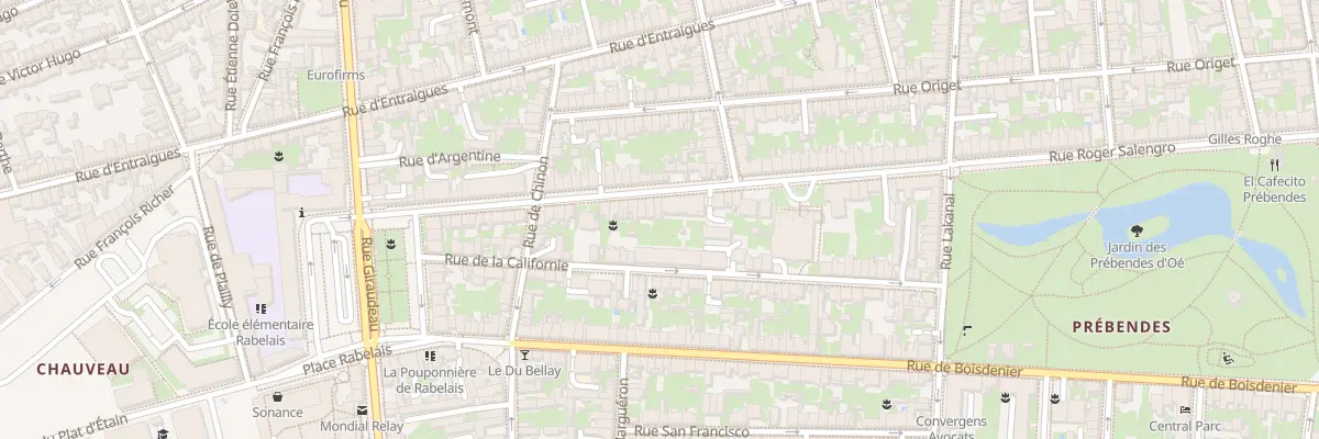 Plan du 90 Rue Roger Salengro à Tours