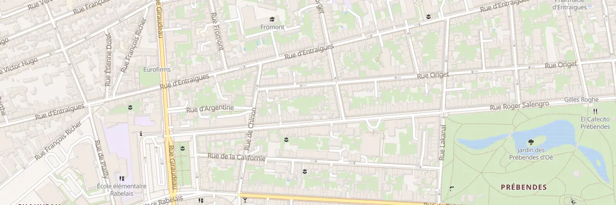 Plan du 164 Rue Origet à Tours