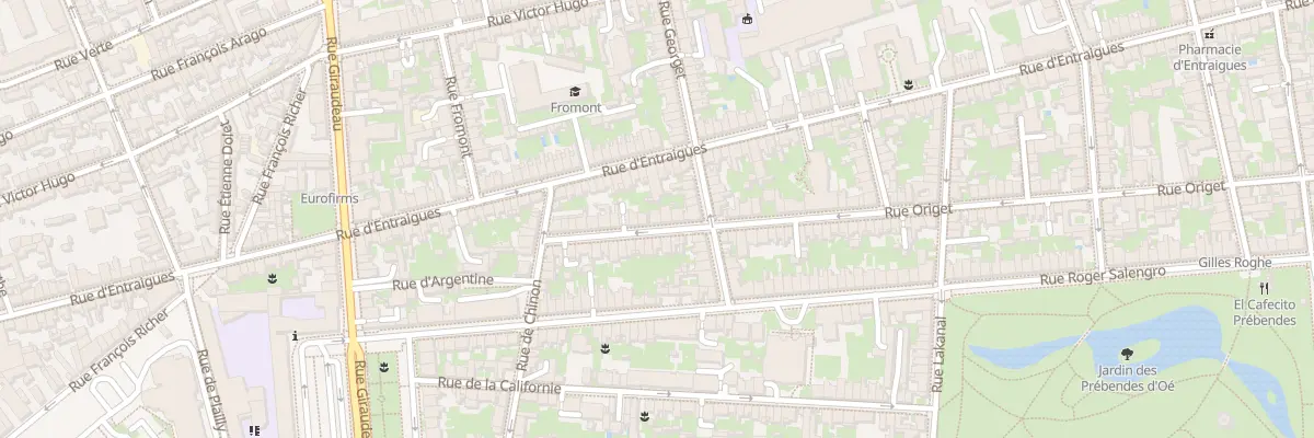 Plan du 119 Rue Origet à Tours