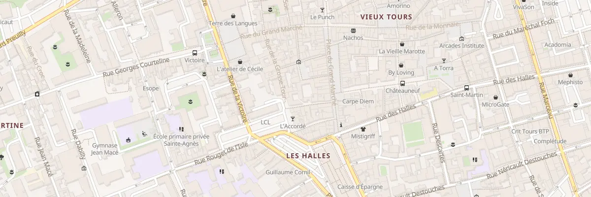Plan du 9 Rue de la Serpe à Tours