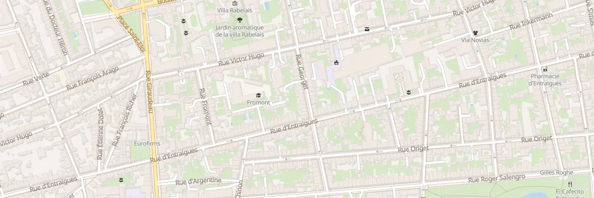 Plan du 29 Rue Georget à Tours