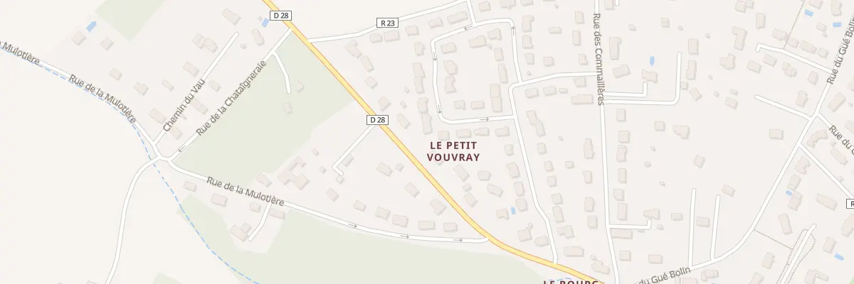 Plan du 8 Rue du Petit Vouvray à Cerelles