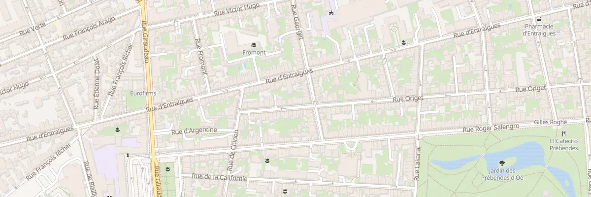 Plan du 117 Rue Origet à Tours