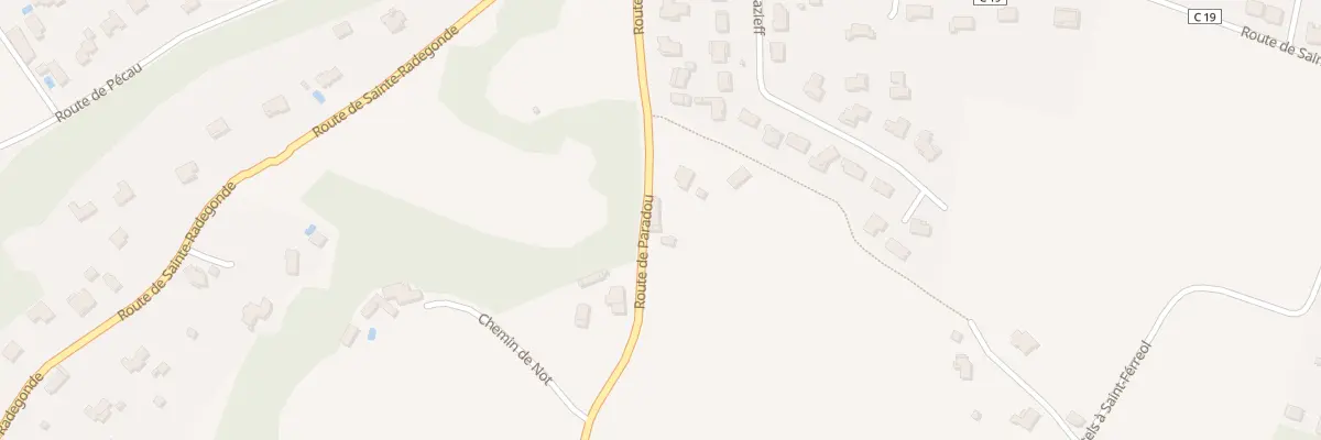 Plan du 3108 Rte de Paradou à Bon-Encontre