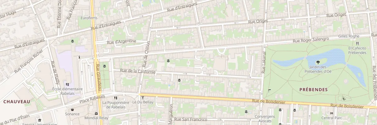 Plan du 86 Rue Roger Salengro à Tours