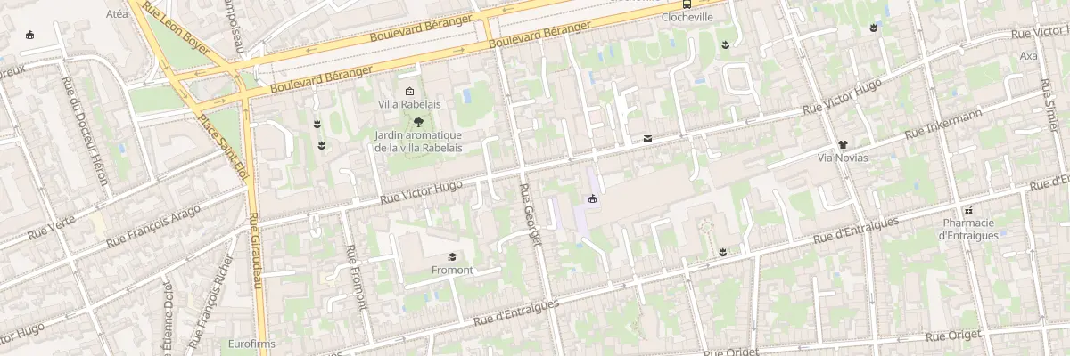 Plan du 14 Rue Georget à Tours