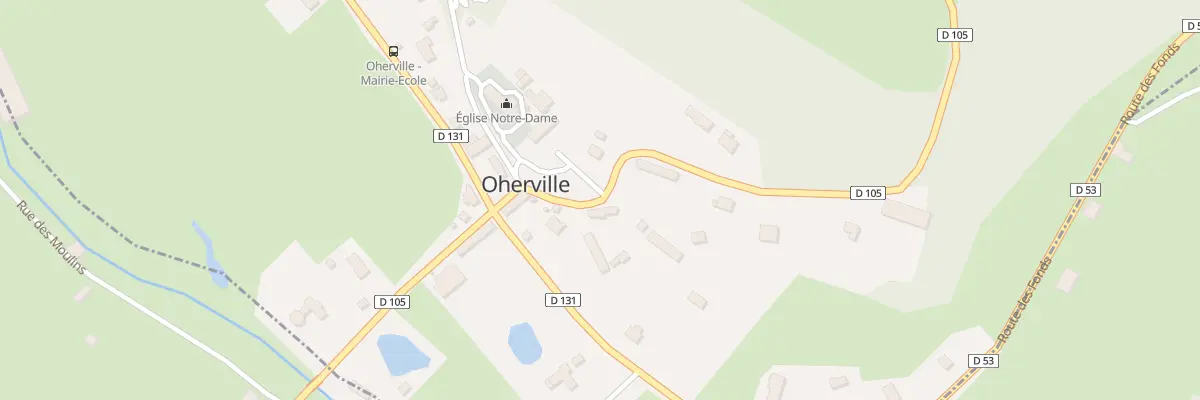 Plan du 70 Rte du Manoir à Oherville