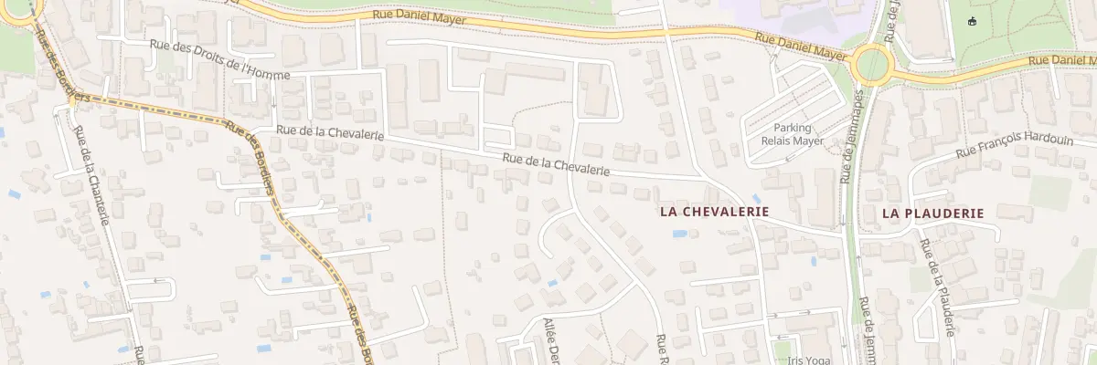 Plan du 70 Rue de la Chevalerie à Tours