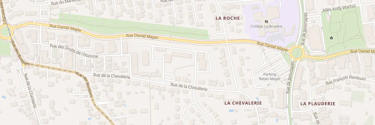 Plan du 75B Rue de la Chevalerie à Tours