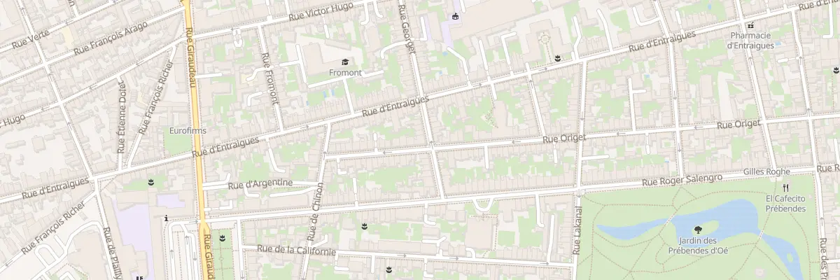 Plan du 115 Rue Origet à Tours