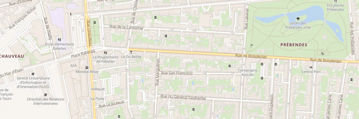 Plan du 162 Rue de Boisdenier à Tours