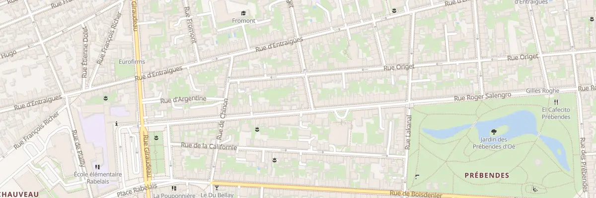 Plan du 53 Rue Georget à Tours