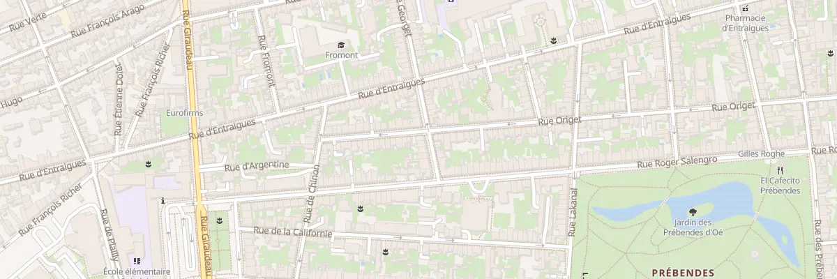 Plan du 45 Rue Georget à Tours