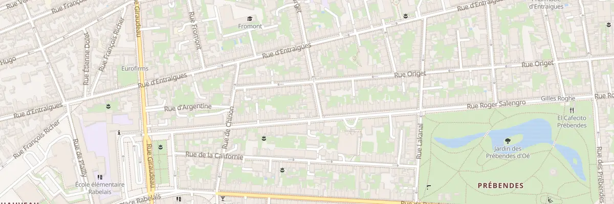 Plan du 51 Rue Georget à Tours