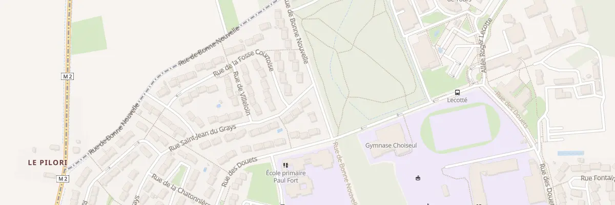 Plan du 43 Rue Saint-Jean du Grays à Tours