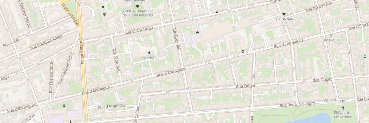 Plan du 141 Rue d’Entraigues à Tours