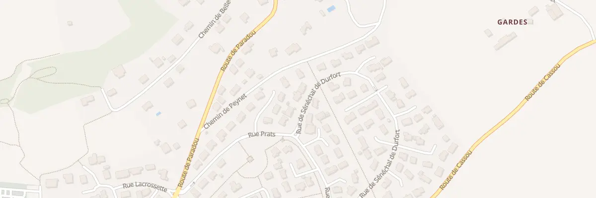 Plan du 18 Rue du Senechal de Durfort à Bon-Encontre