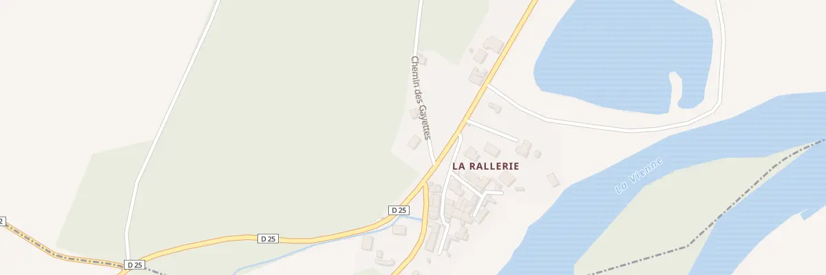 Plan du 1 Che des Gayettes à Gouex