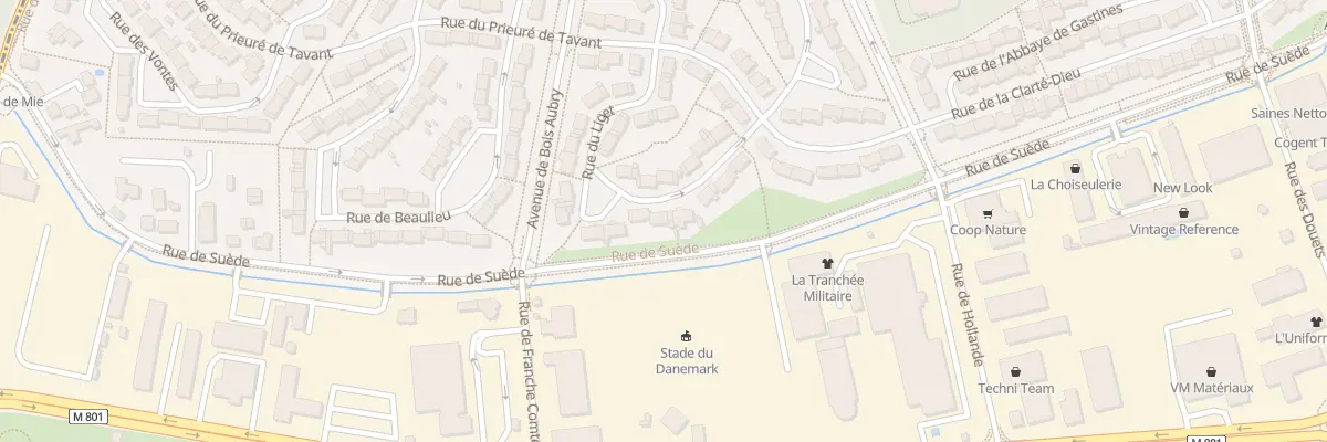 Plan du 10 Rue du Liget à Tours