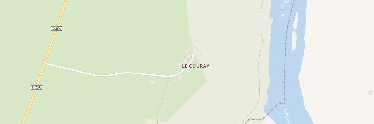 Plan du 5444 Le Couray à Queaux