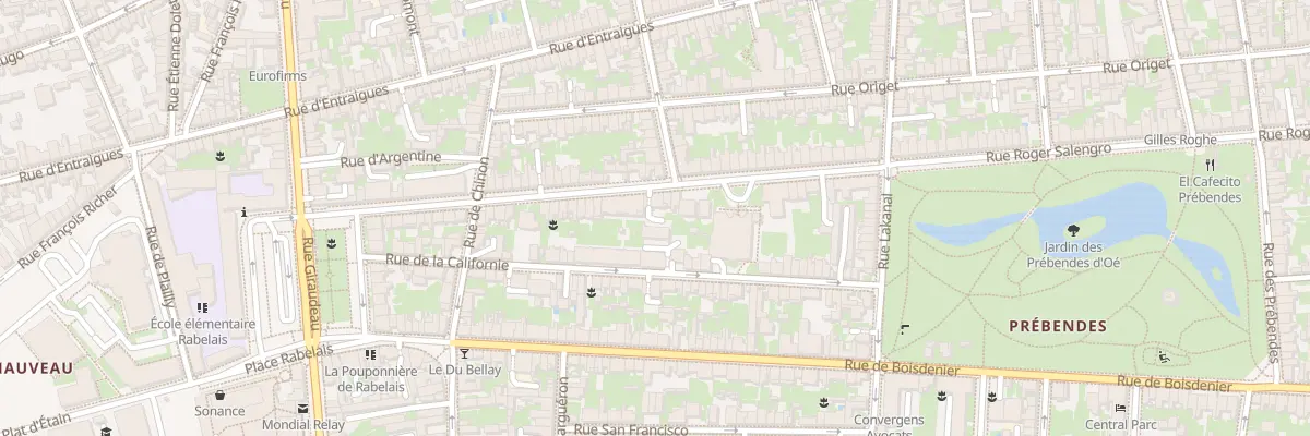 Plan du 82 Rue Roger Salengro à Tours