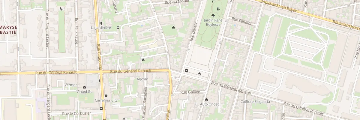 Plan du 85 Rue Desaix à Tours