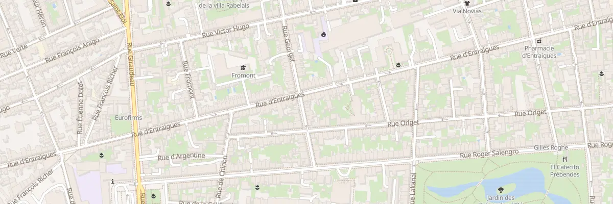 Plan du 146 Rue d’Entraigues à Tours