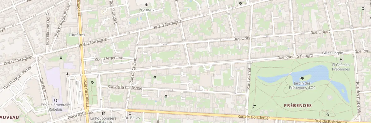 Plan du 57 Rue Georget à Tours
