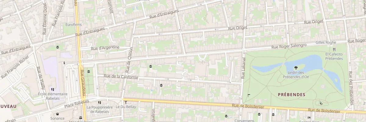 Plan du 80 Rue Roger Salengro à Tours