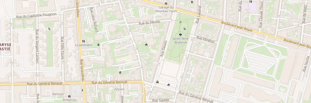Plan du 65 Rue Desaix à Tours