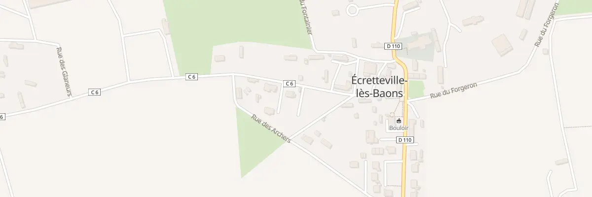 Plan du 161 Rue des Troubadours à Écretteville-lès-Baons