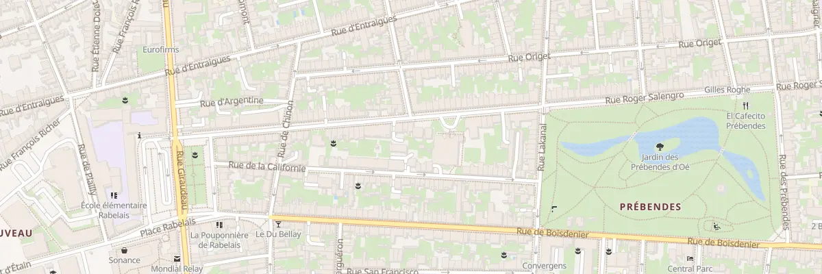 Plan du 78B Rue Roger Salengro à Tours