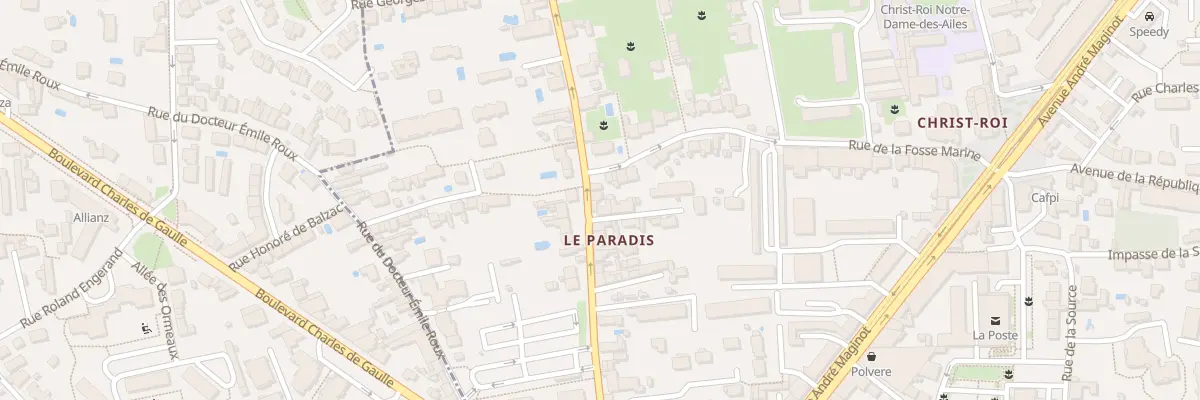 Plan du 39 Rue des Bordiers à Tours