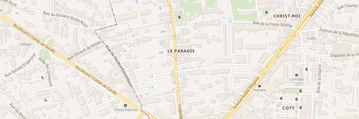 Plan du 27B Rue des Bordiers à Tours