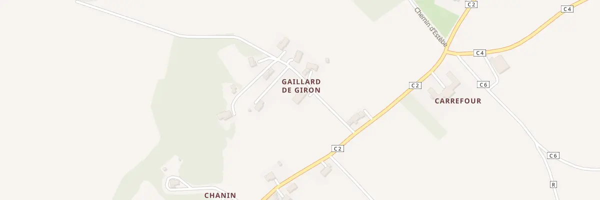 Plan du 25 Gaillard de Giron à Fals