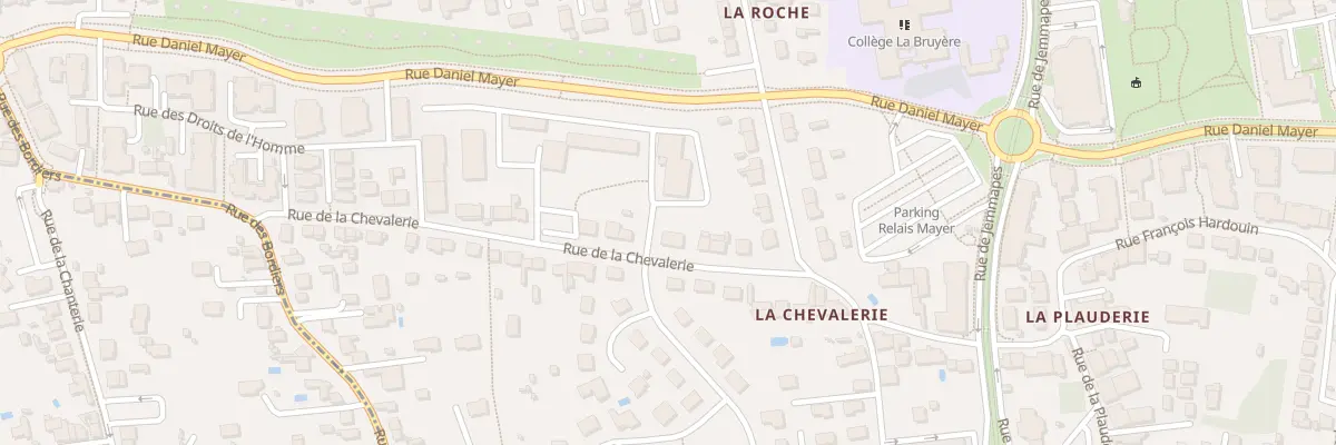 Plan du 75 Rue de la Chevalerie à Tours