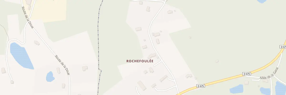 Plan du 191 Che du Roc à Augignac