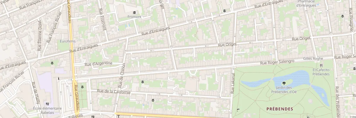 Plan du 46 Rue Georget à Tours