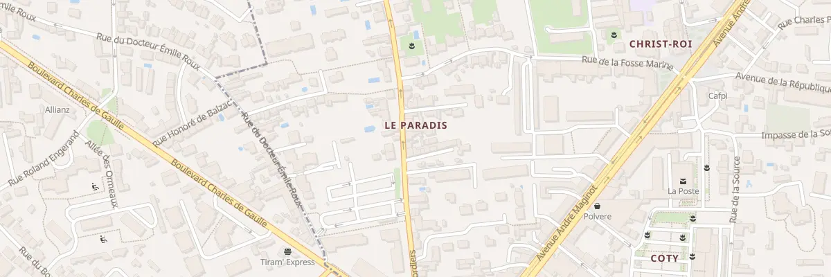 Plan du 29 Rue des Bordiers à Tours